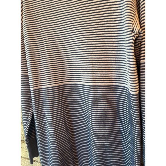 Anthropologie Daily Practice Navy & White Striped Knit Sweater Dress Size S - Picture 8 of 9